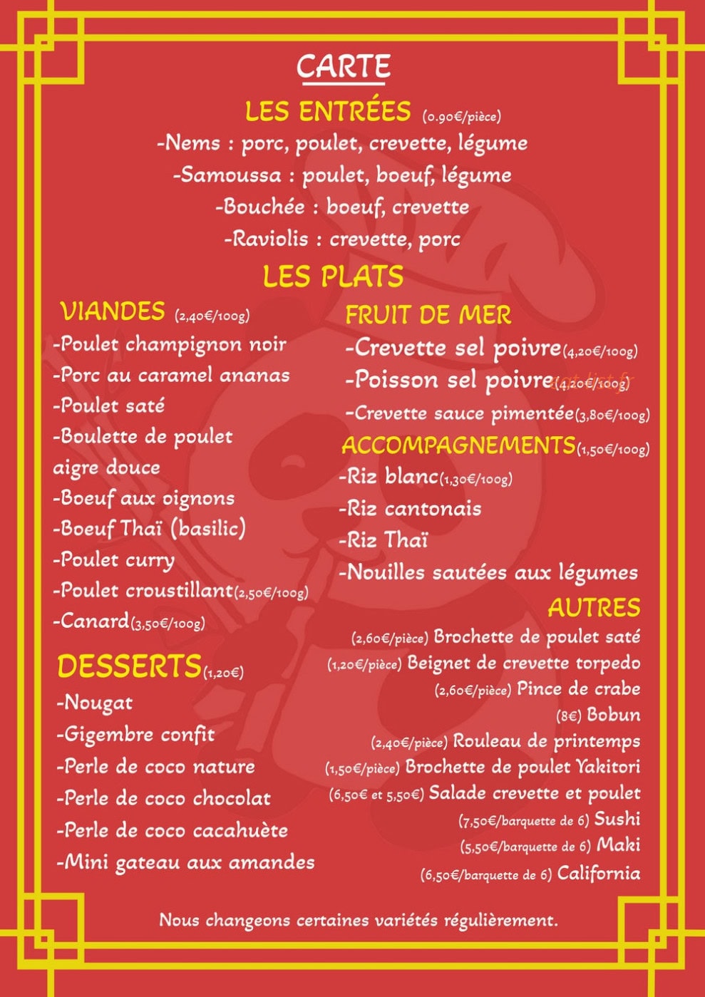 Palais du panda — carte page 1