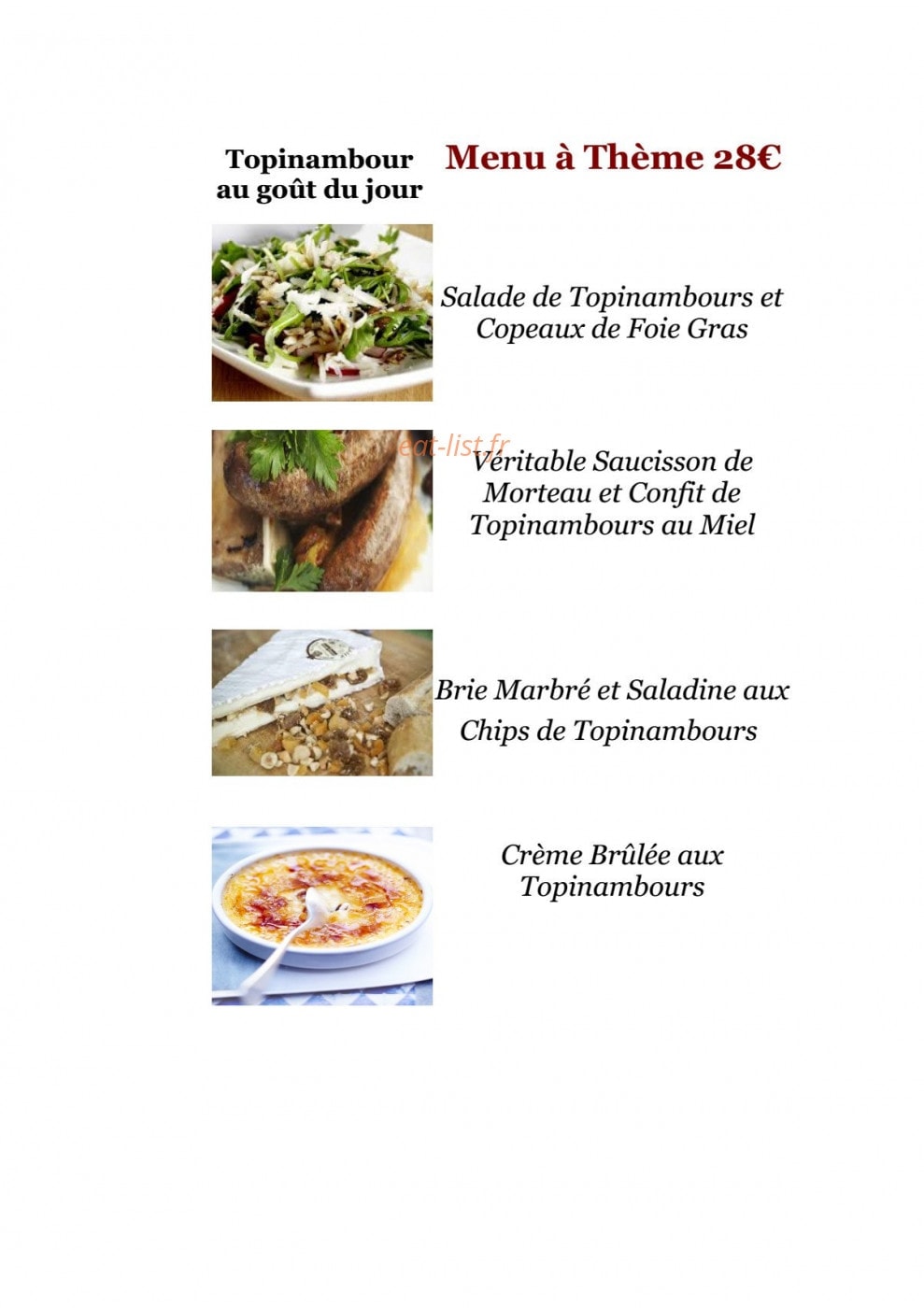 Le Cépage — carte page 4