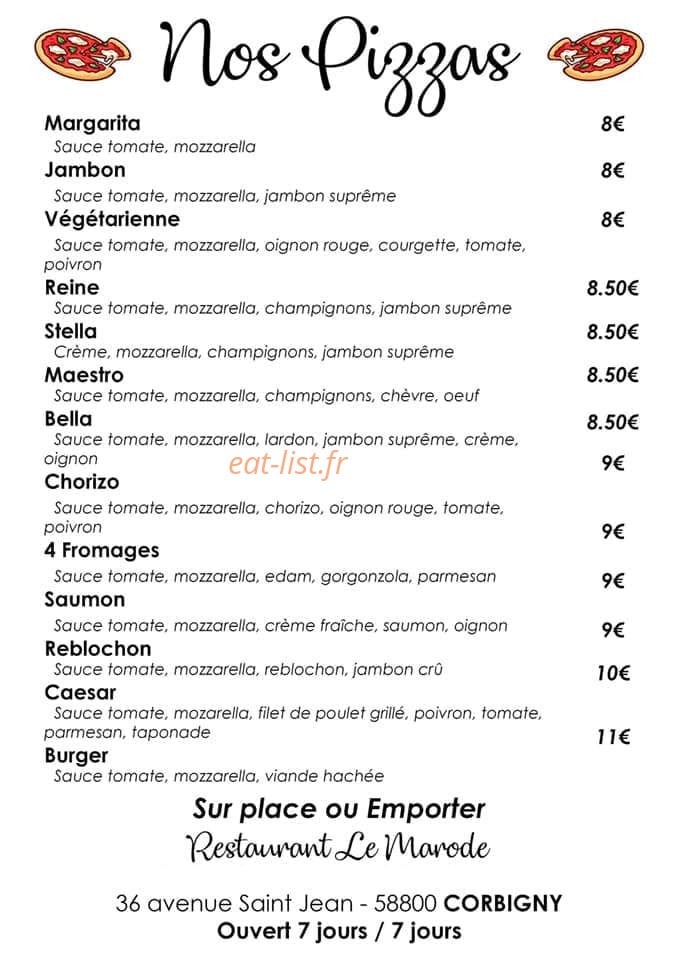 Le Marode — carte page 1