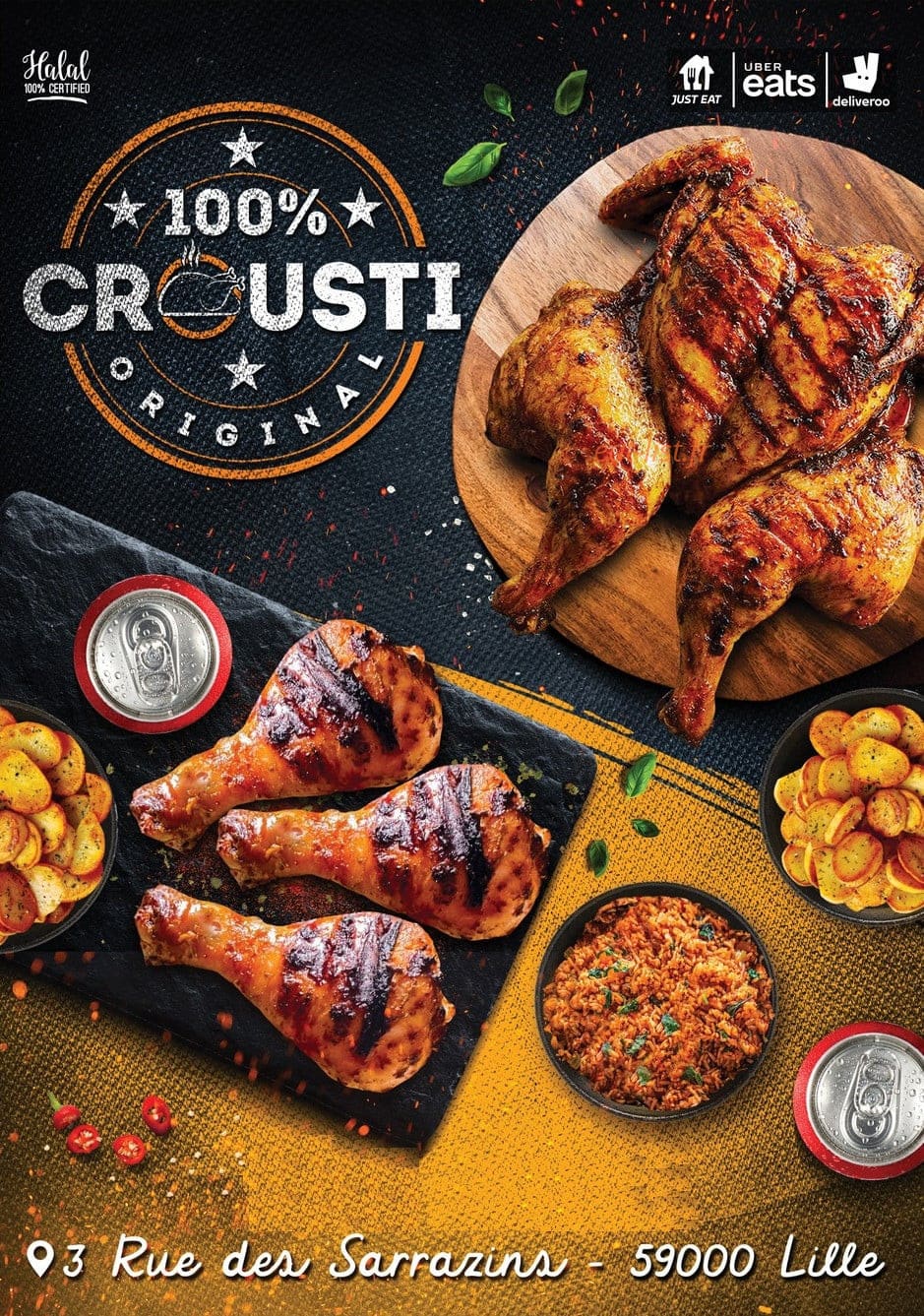 100% Crousti Original — carte page 1