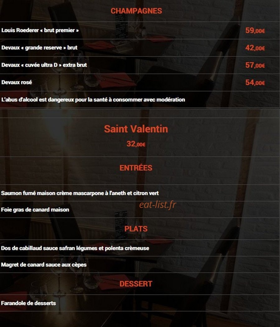 A la Table de Louise — carte page 8