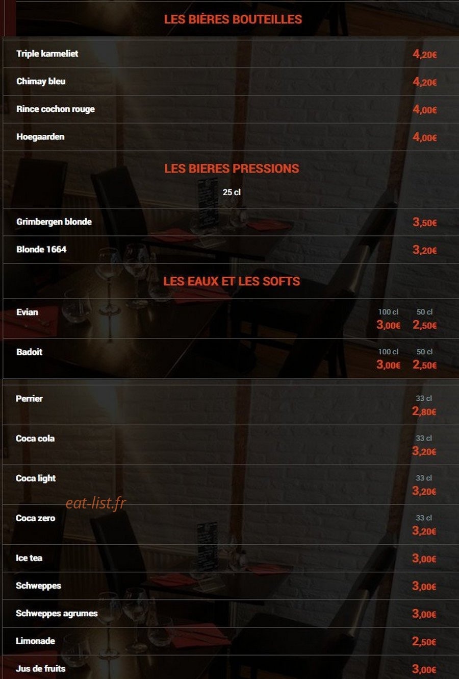 A la Table de Louise — carte page 5
