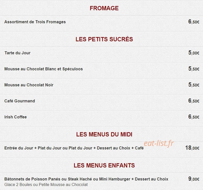 Aux Bretons — carte page 2