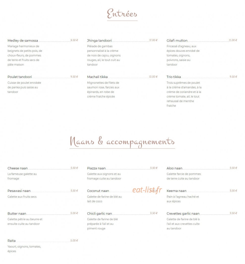 Aux Indes — carte page 1