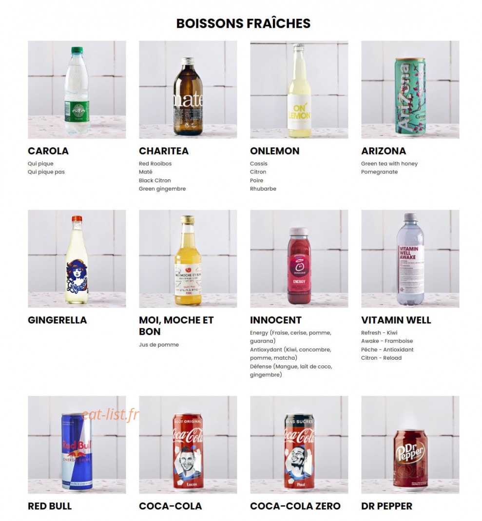 Bagelstein — carte page 8