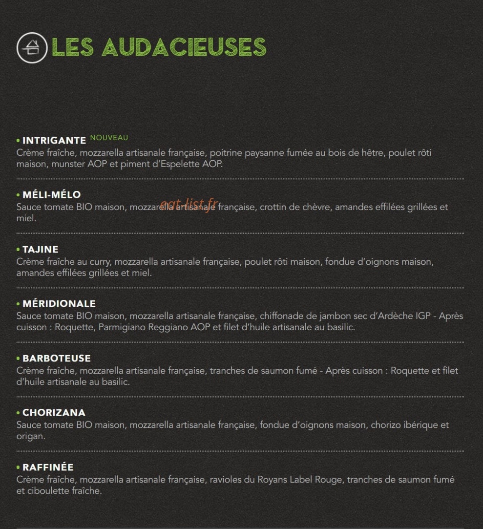 Basilic & Co — carte page 3