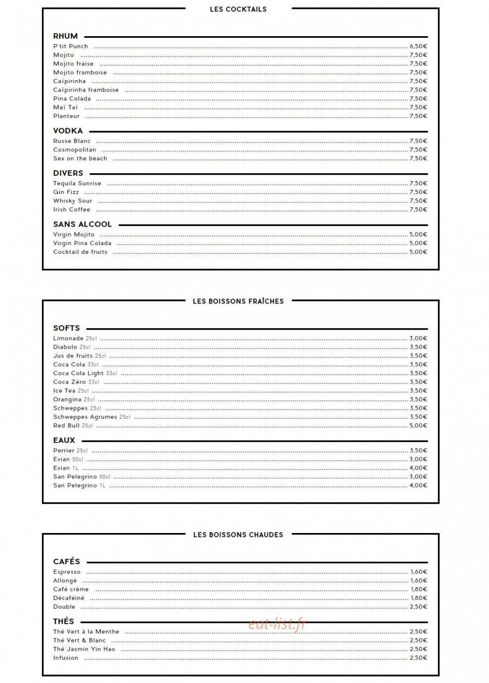 Beerstro — carte page 4