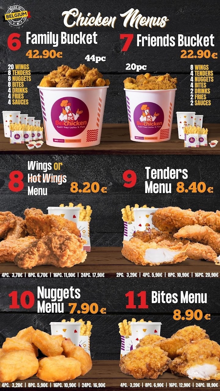 Belchicken — carte page 3