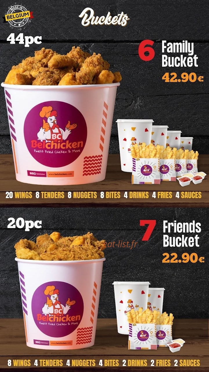 Belchicken — carte page 4