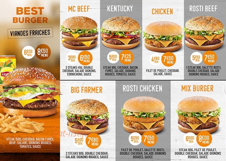 Best Tacos — carte page 9