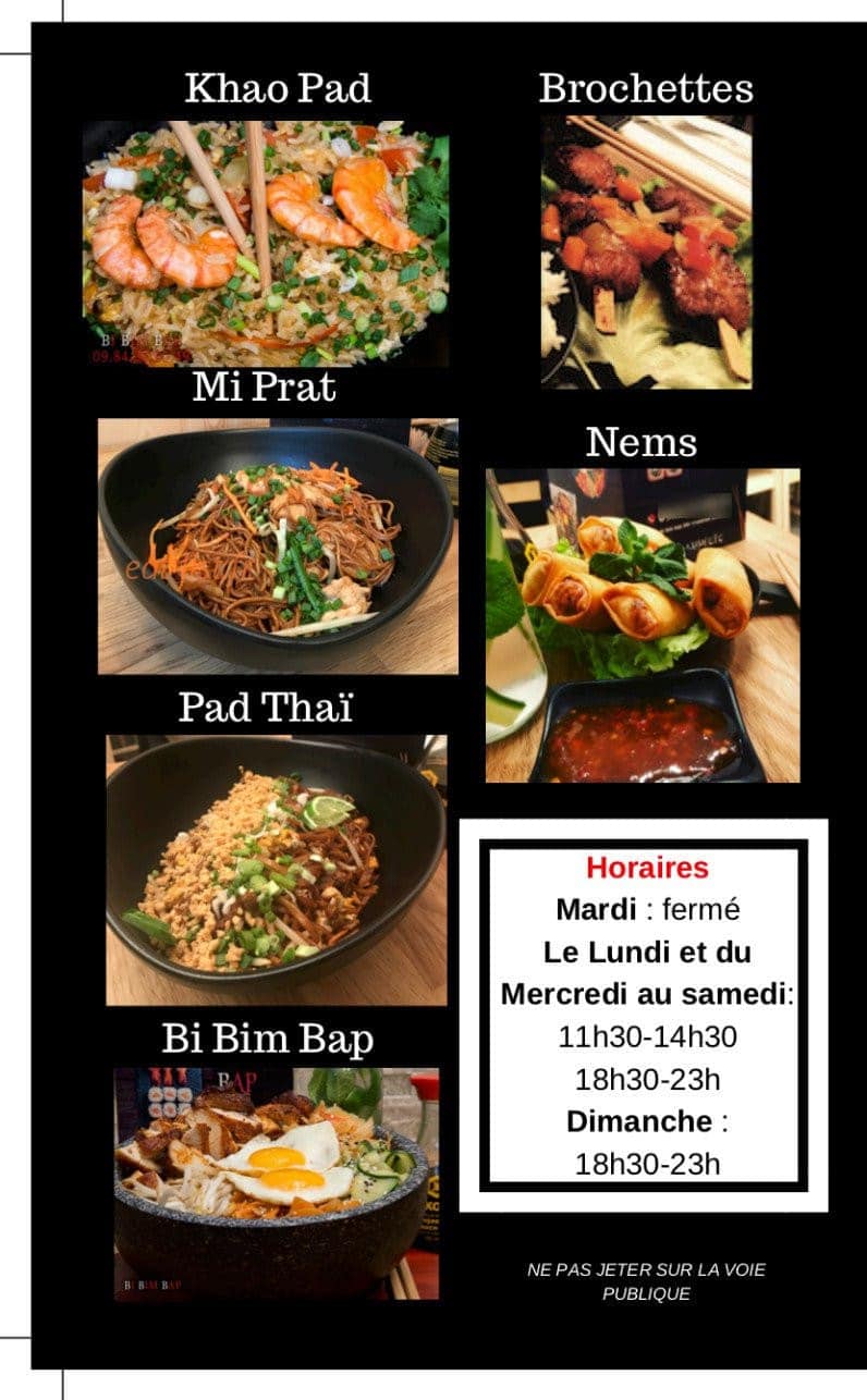 Bi Bim Bap — carte page 4