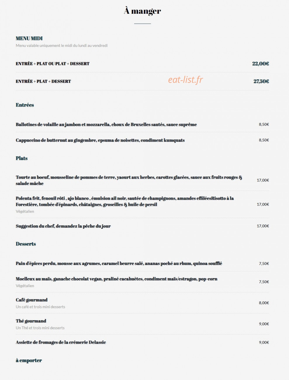 Bleu Canard — carte page 1