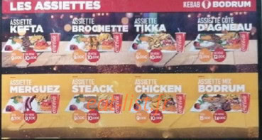 Bodrum Kebab Grill & Burger — carte page 2