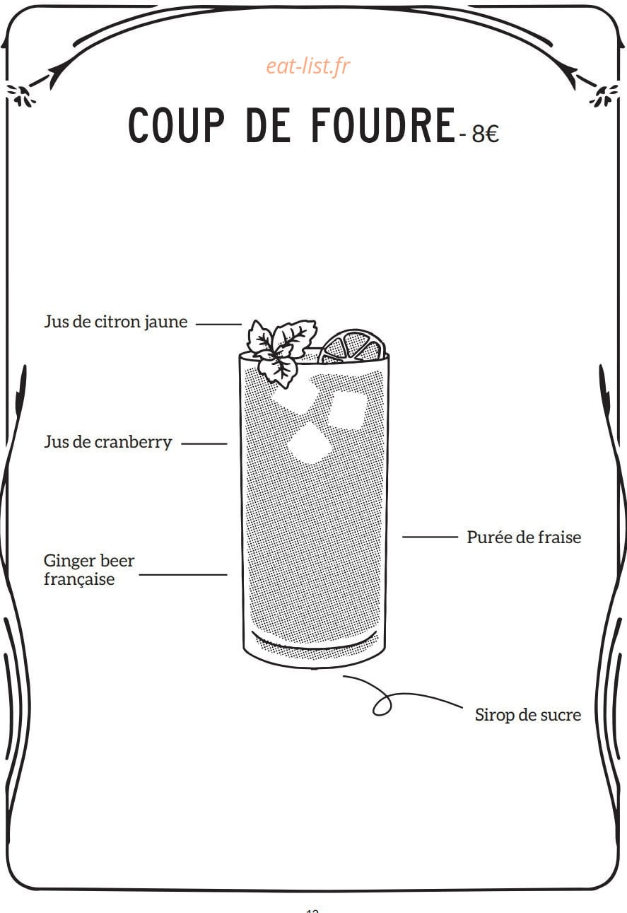 Brasserie Campion — carte page 28