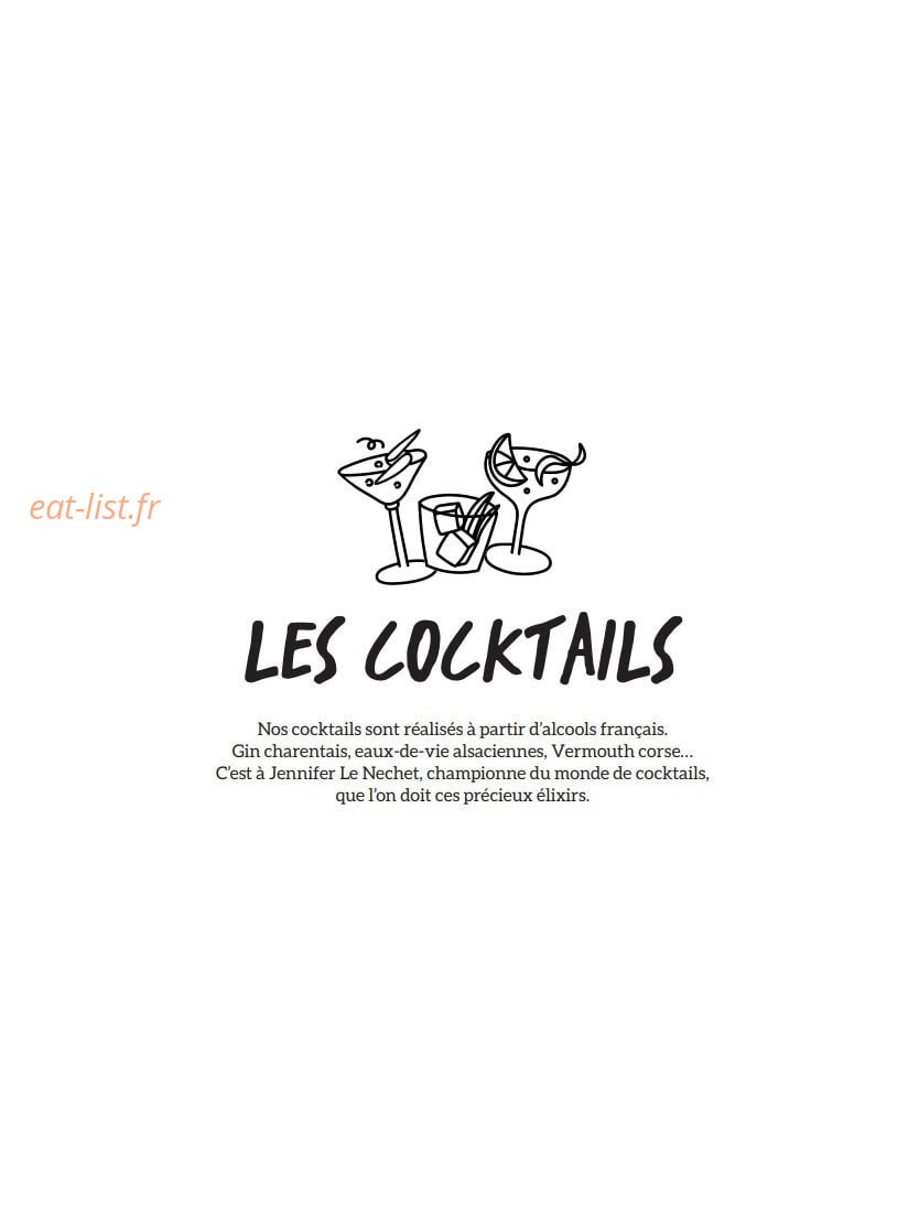 Brasserie Campion — carte page 19