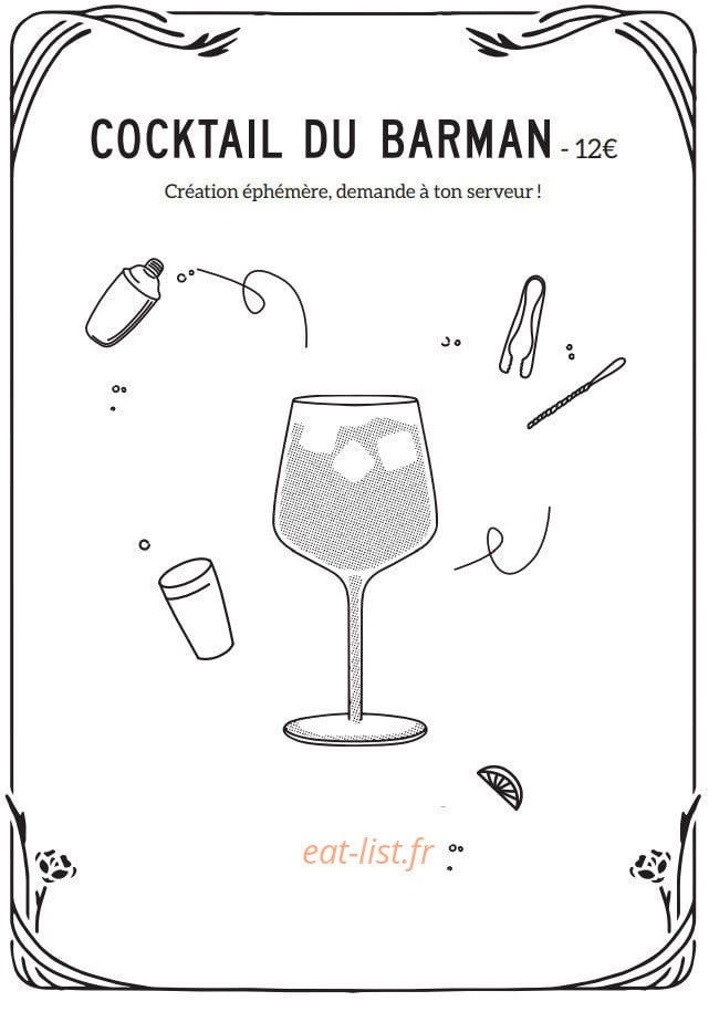 Brasserie Campion — carte page 26