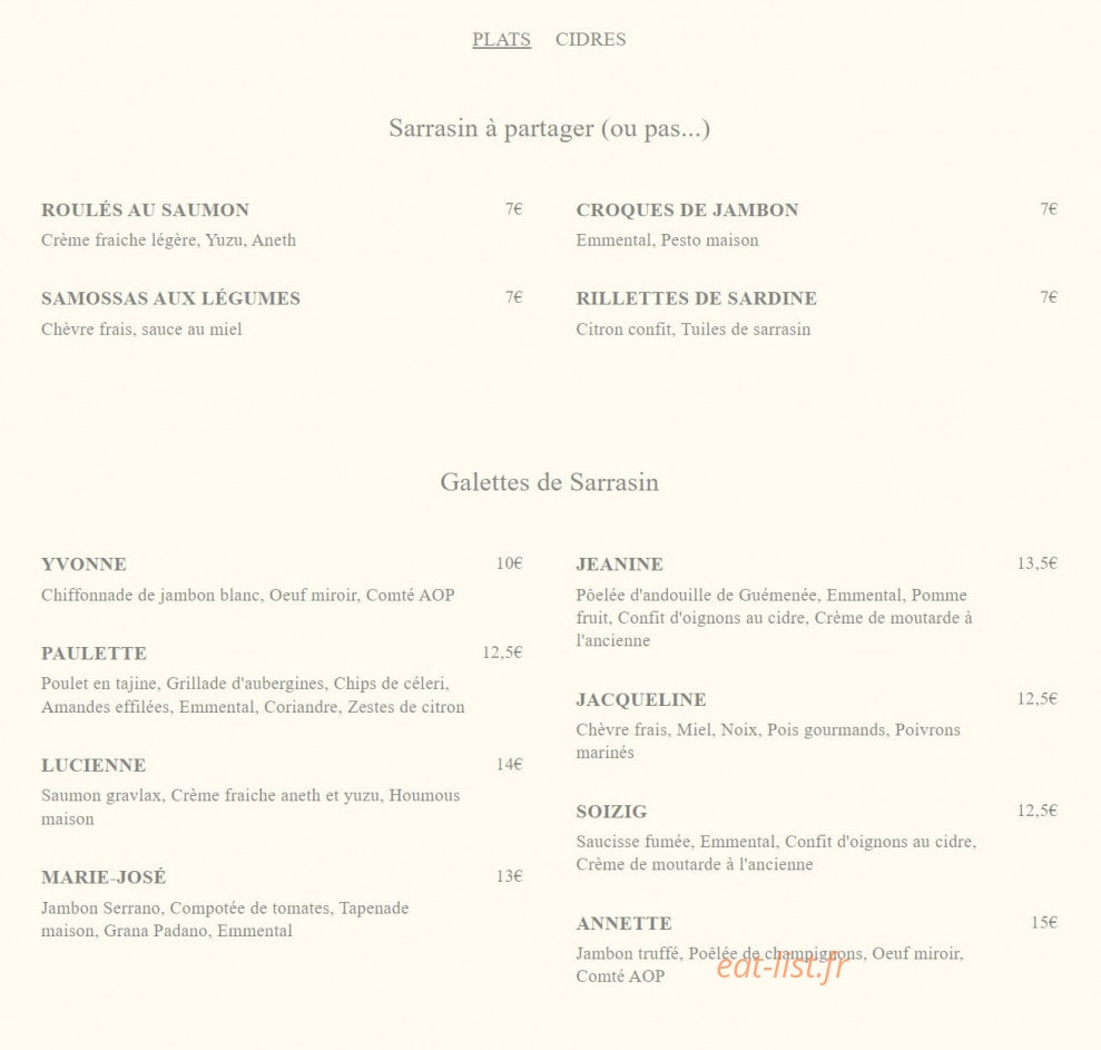 Brutus — carte page 1