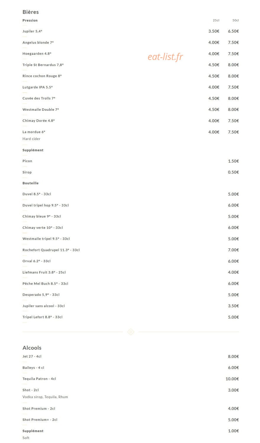 café bonneville — carte page 3
