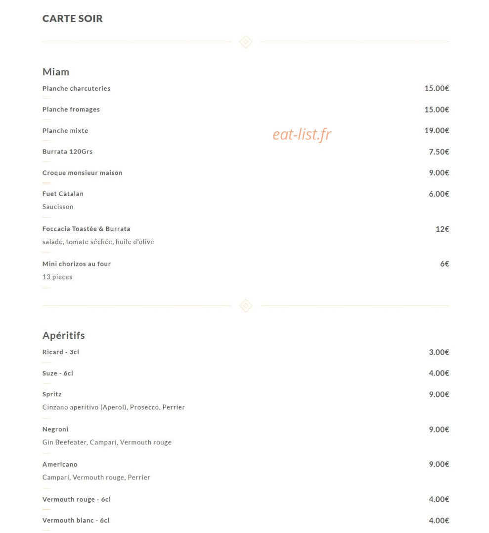 café bonneville — carte page 2