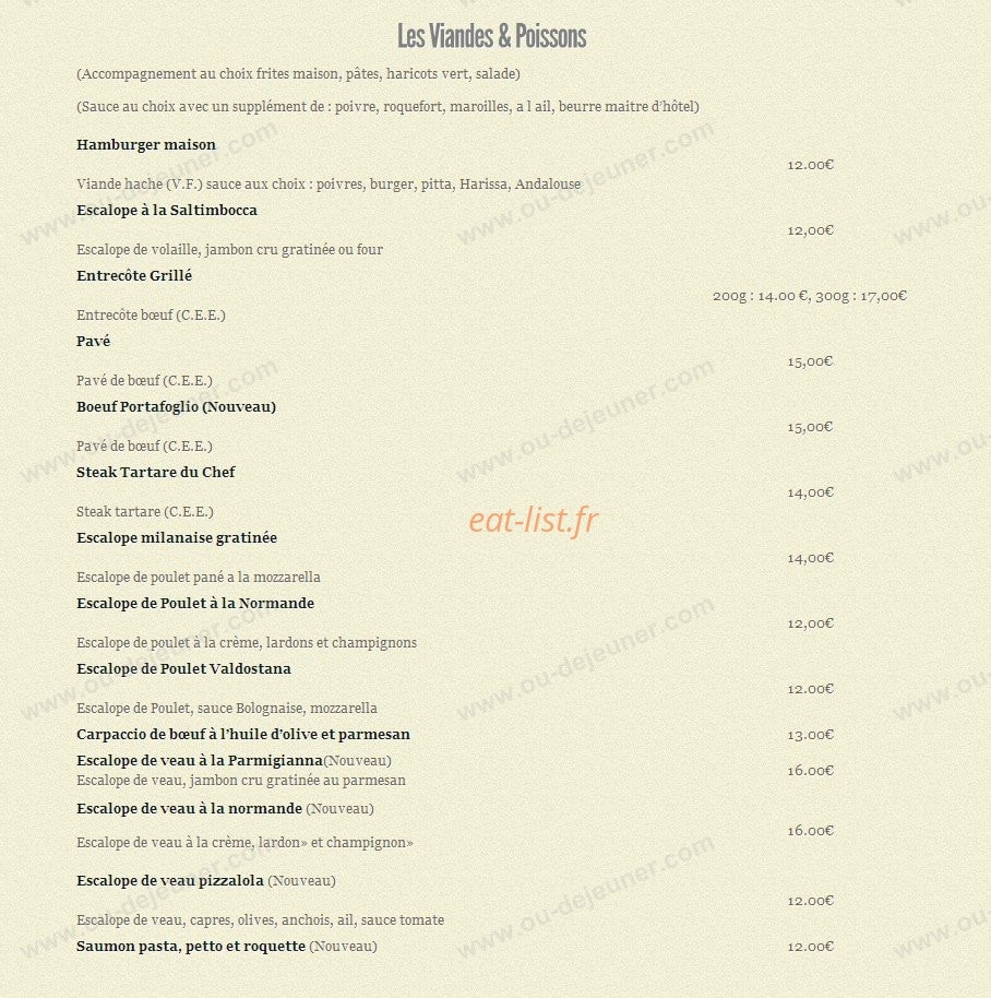 Caliente — carte page 6