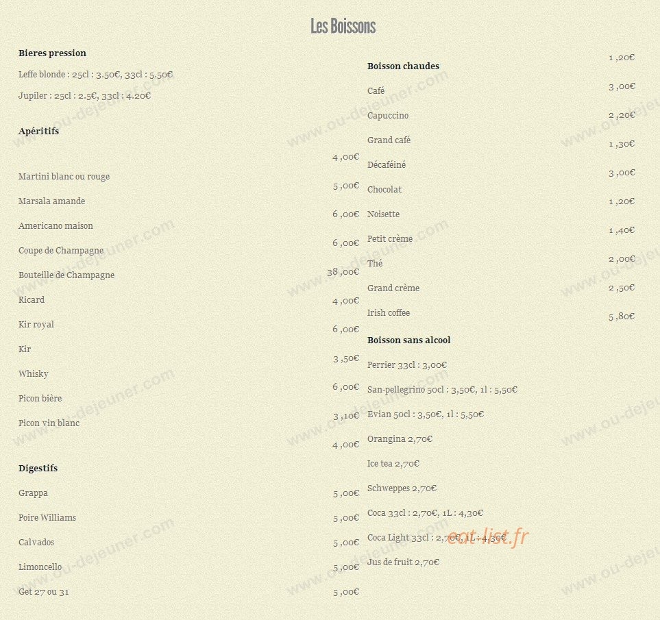 Caliente — carte page 8