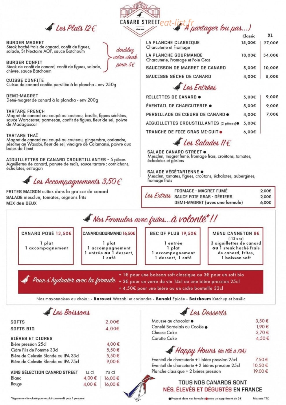 Canard Street — carte page 1
