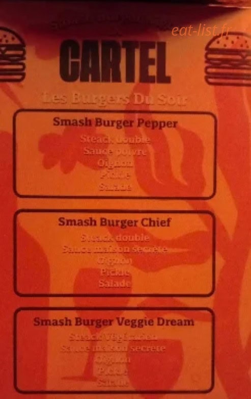Cartel — carte page 1