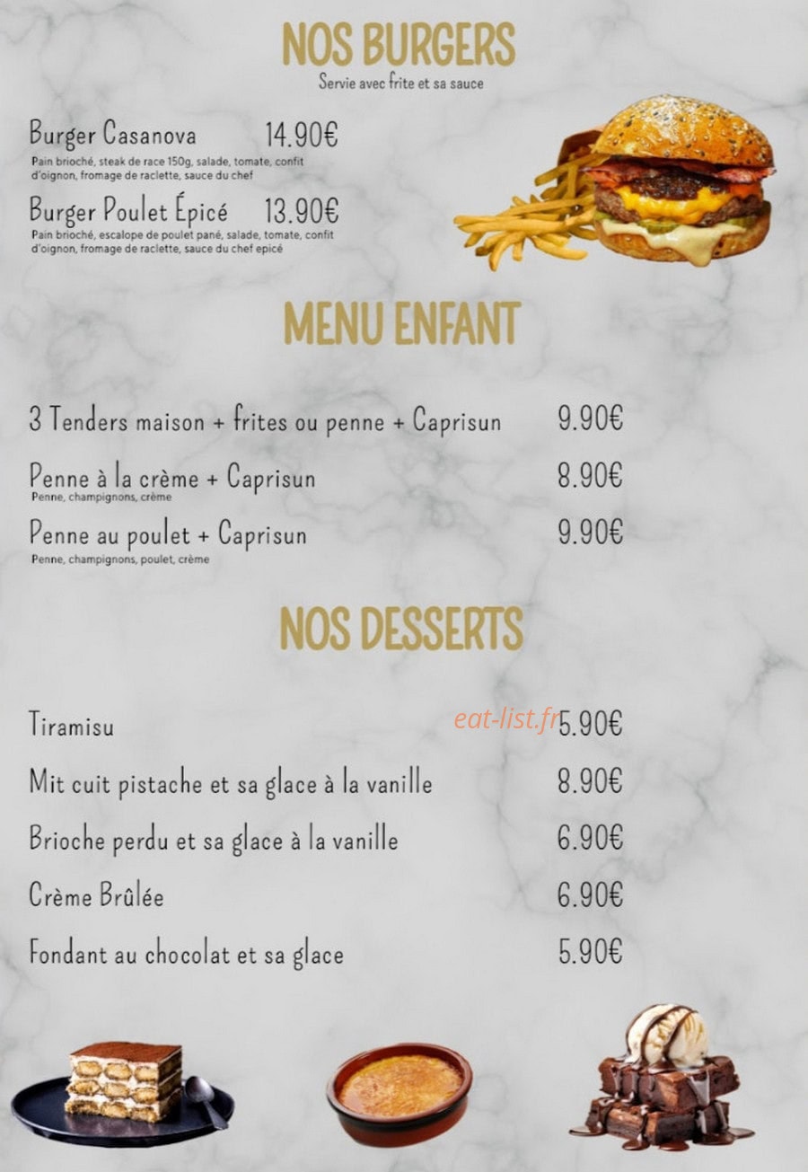 Casanova — carte page 2