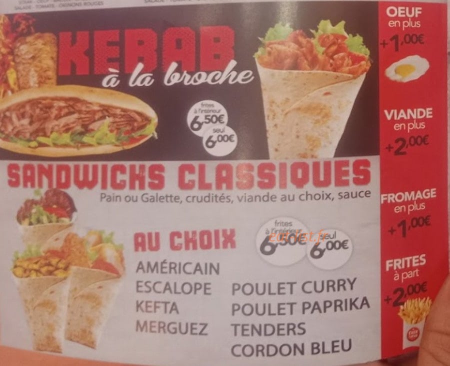 Chek Tacos — carte page 2