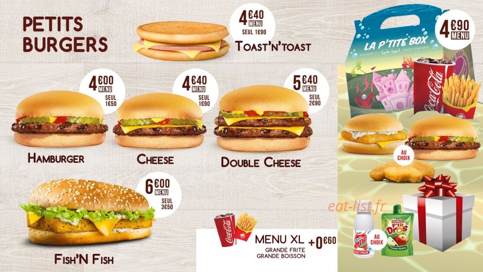 Chick'n Beef — carte page 3