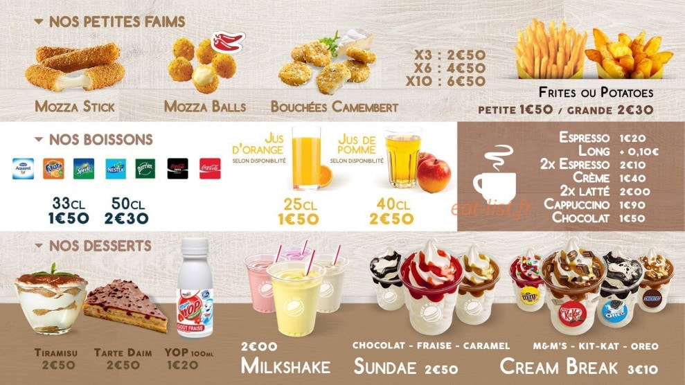 Chick'n Beef — carte page 7
