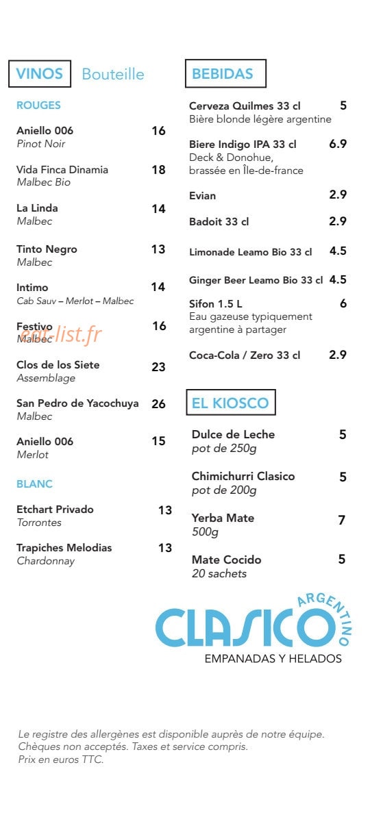Clasico Argentino — carte page 6