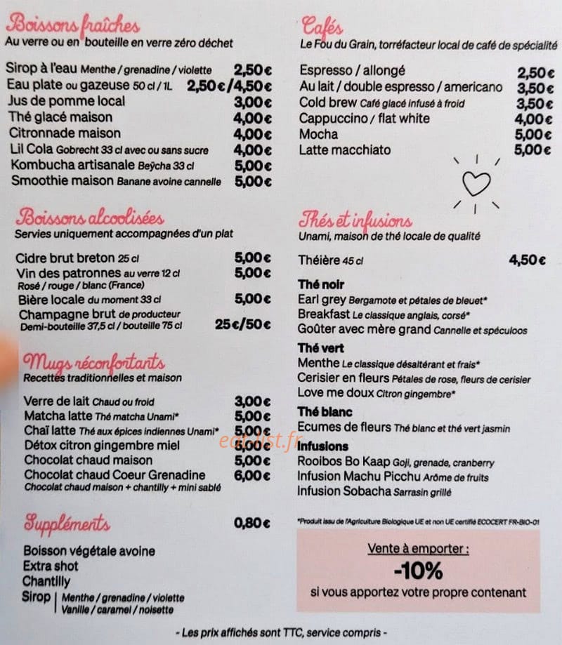 Coeur Grenadine — carte page 5