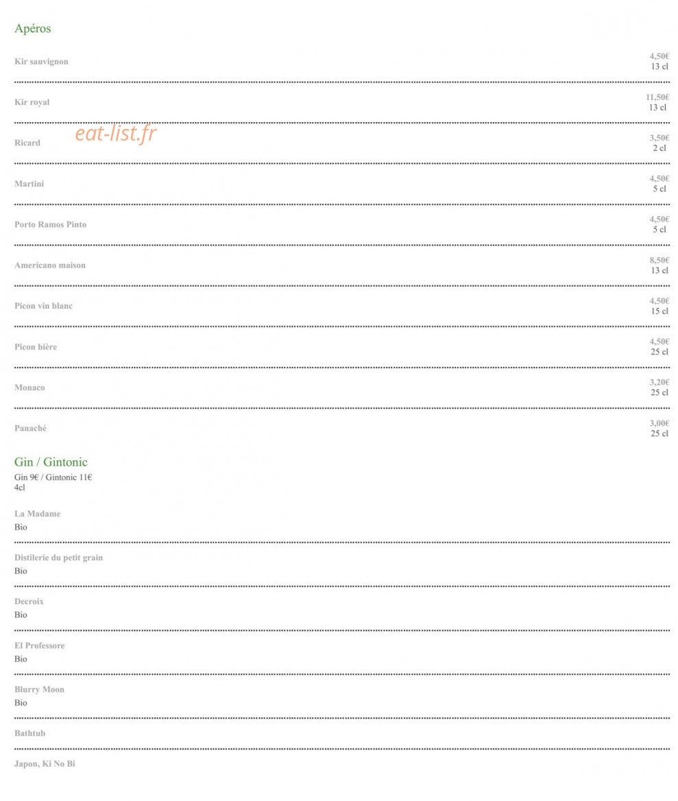 Comptoir 44 — carte page 2