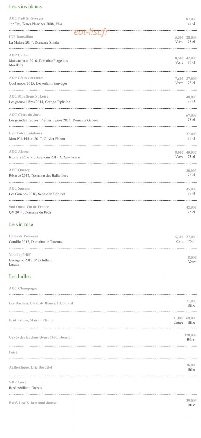 Comptoir 44 — carte page 10