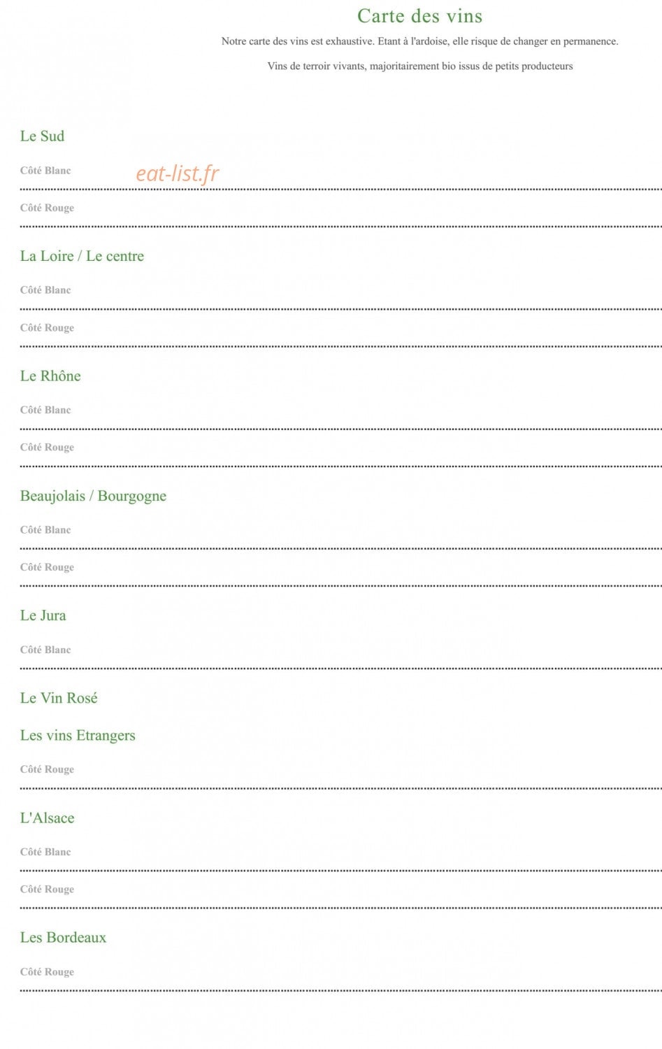 Comptoir 44 — carte page 7
