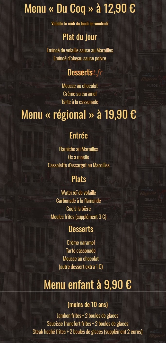 Coq Hardi — carte page 4