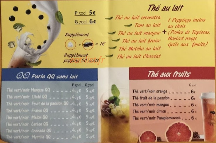 Crowntea — carte page 2