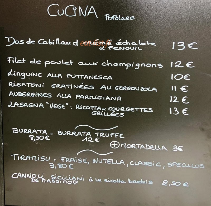 Cucina Popolare — carte page 1