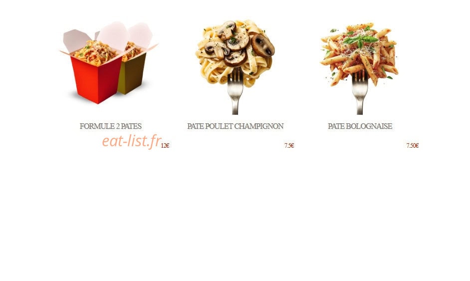 Delizio Pizza — carte page 7