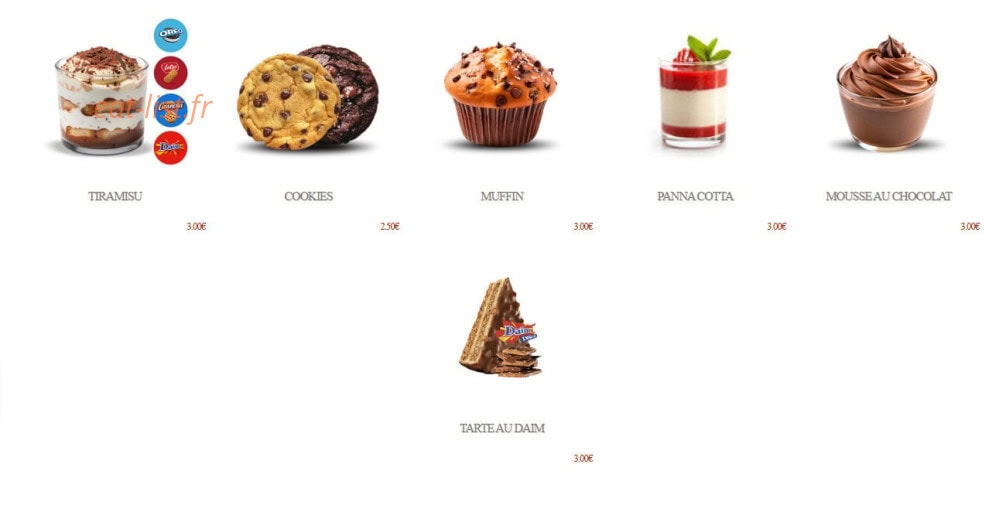 Delizio Pizza — carte page 6