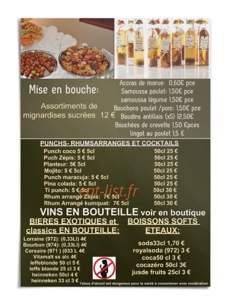 Douss'Kréoline — carte page 2