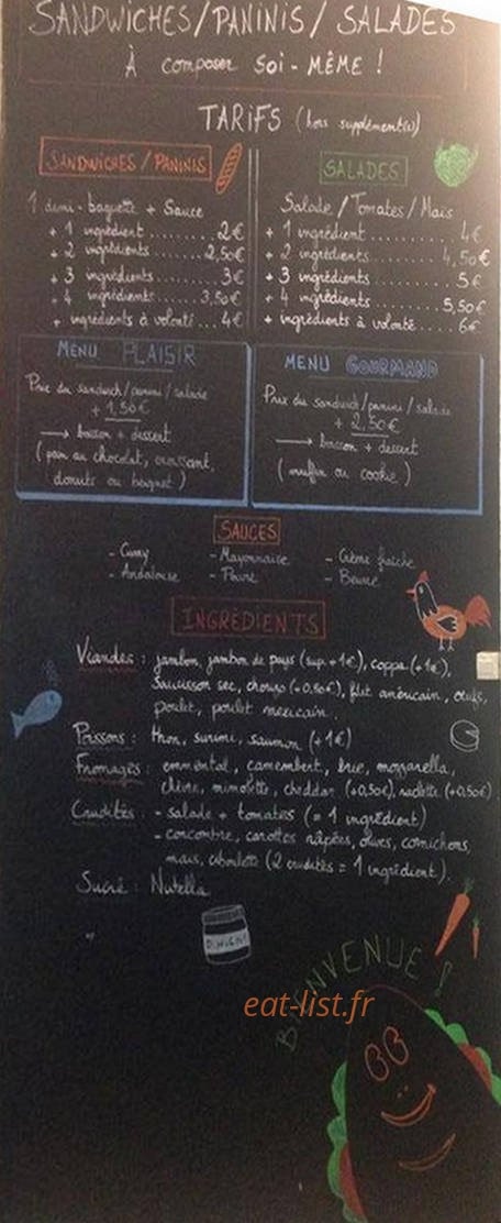 Dwich Yourself — carte page 1