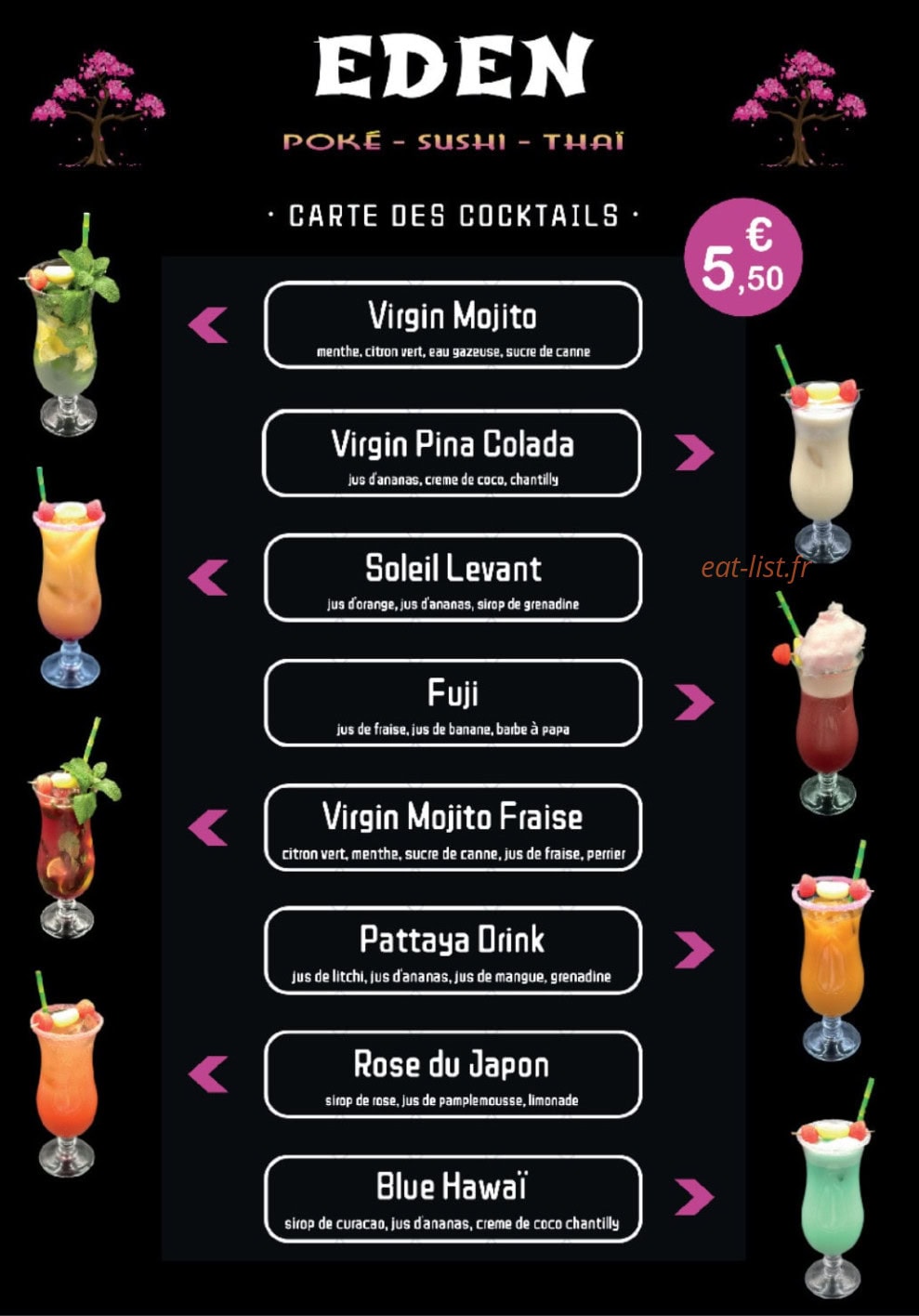 Eden sushi — carte page 7