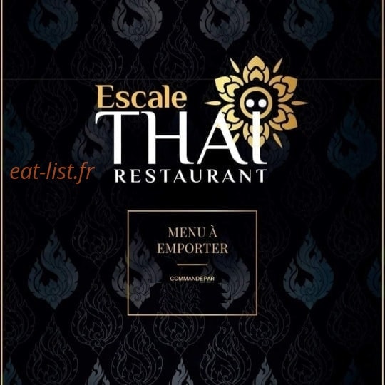 Escale Thai — carte page 1