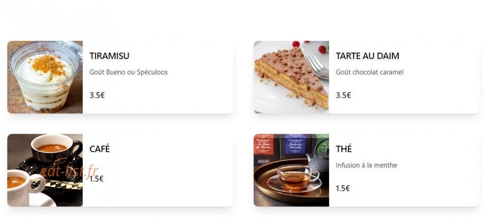 Fabrik Burger — carte page 4