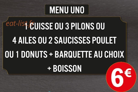 Family's Poulet — carte page 3