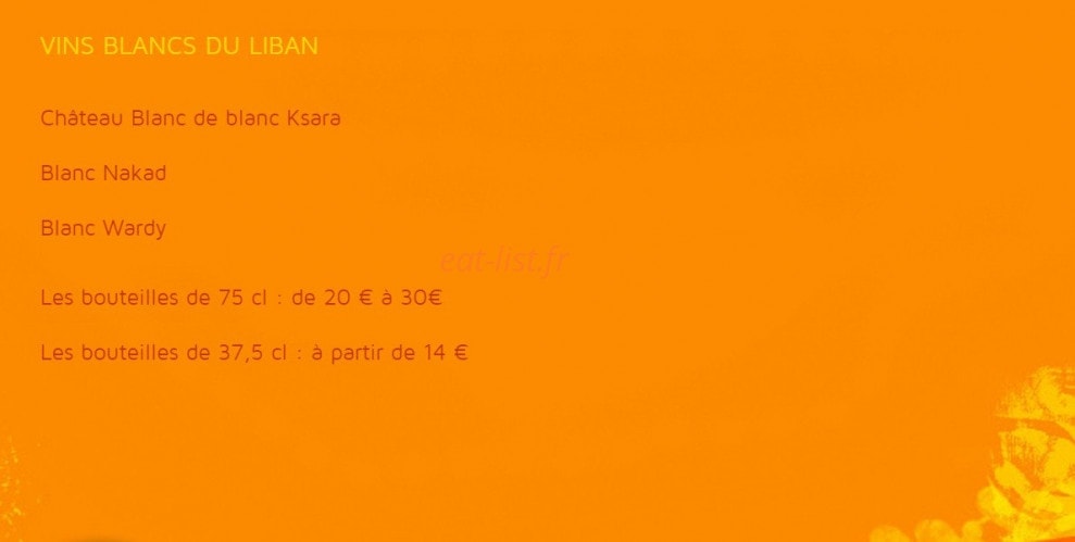 Flandres Liban — carte page 9