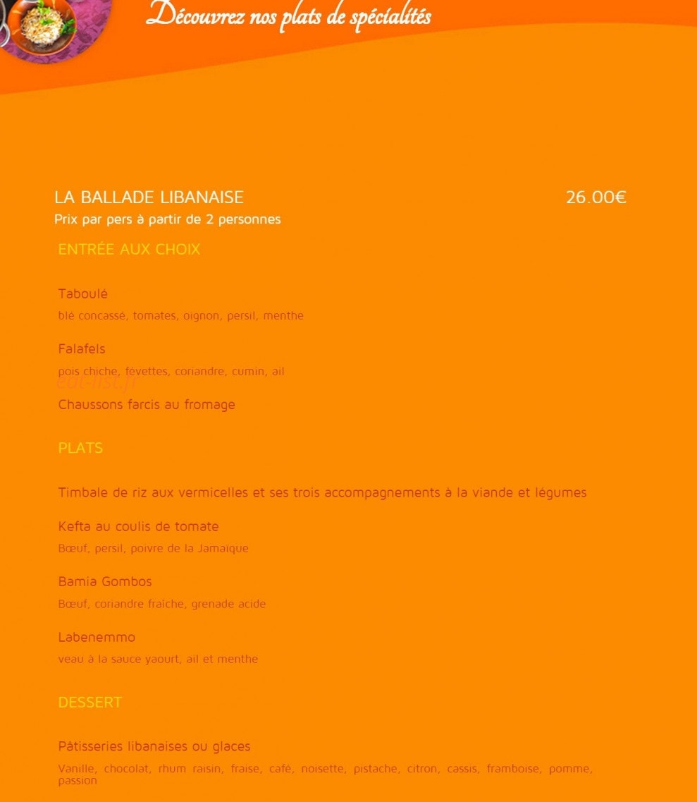 Flandres Liban — carte page 4