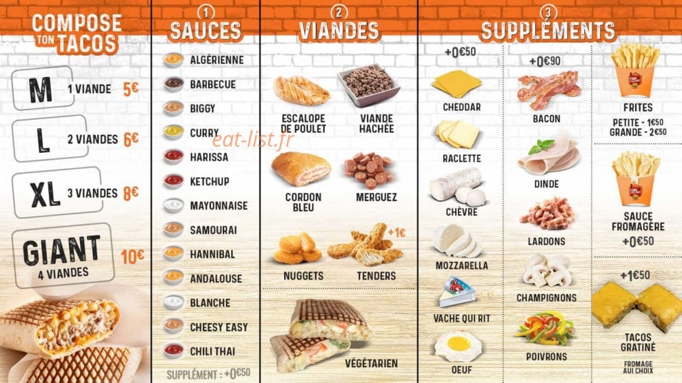 Food Factory — carte page 2